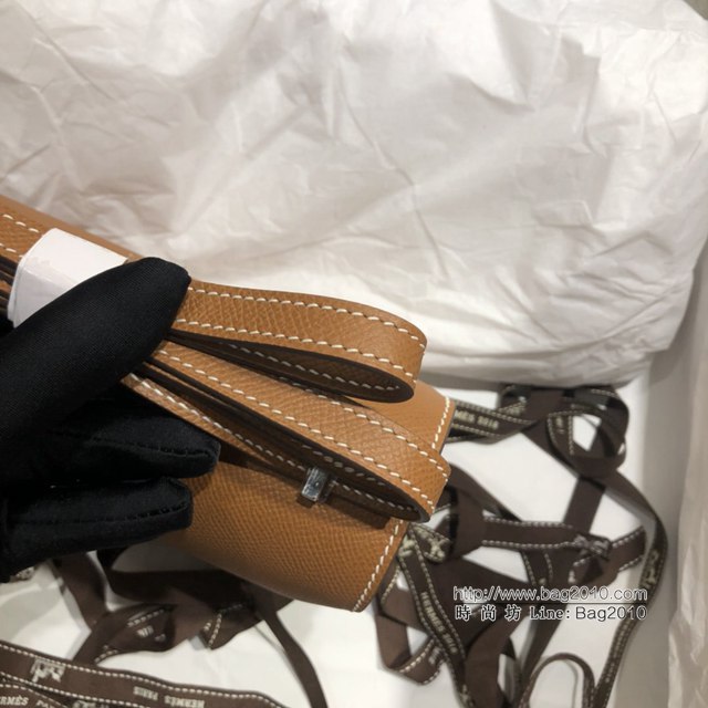 Hermes空姐包 愛馬仕Constance半手工19cm Epsom掌紋小牛進口皮 Hermes單肩斜挎包  tdh2116